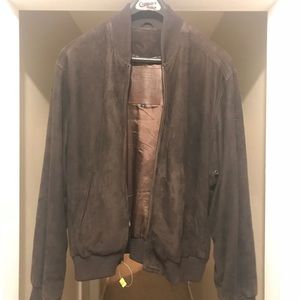 Coach suede bomber